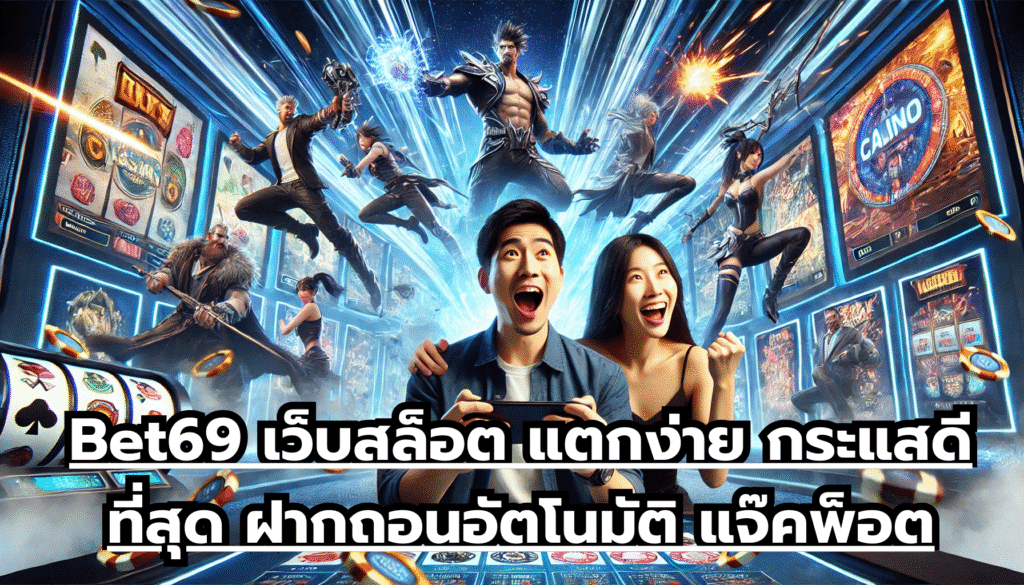 Bet69 เว็บสล็อต แตกง่าย กระแสดีที่สุด ฝากถอนอัตโนมัติ แจ๊คพ็อต ลงหนักทุกวัน